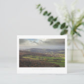 Uitzicht van de Malvern Hills Briefkaart (Staand voorkant)