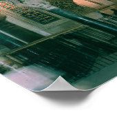 Uitzicht van de maqsura en mihrab poster (Hoek)