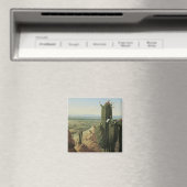 Uitzicht van de Maricopa-berg bij Rio Gila door Pr Magneet (Insitu (Vaatwasser))