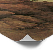 Uitzicht van de Maricopa-berg bij Rio Gila door Pr Poster (Hoek)