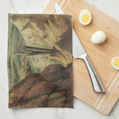 Uitzicht van de Maricopa-berg bij Rio Gila door Pr Theedoek (Quarter Fold)