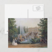 Uitzicht van de Marly Cascade Briefkaart (Voorkant / Achterkant)