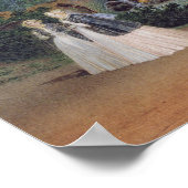 Uitzicht van de Marly Cascade Poster (Hoek)