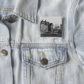 Uitzicht van de Maternite Port-Royal, 1905 Vierkante Button 5,1 Cm (In situ)