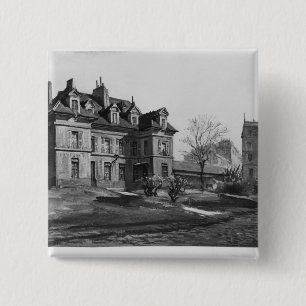 Uitzicht van de Maternite Port-Royal, 1905 Vierkante Button 5,1 Cm