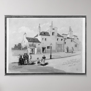 Uitzicht van de Maternite Port-Royal, augustus 188 Poster