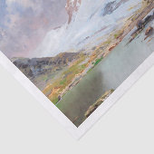 Uitzicht van de Matterhorn, ontkoppeling Tissuepapier (Detail)