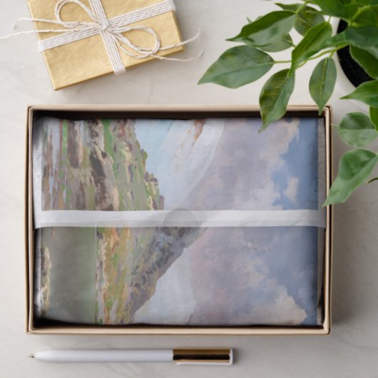 Uitzicht van de Matterhorn, ontkoppeling Tissuepapier (Geschenk)