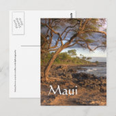Uitzicht van de Maui-oceaan Briefkaart (Voorkant / Achterkant)