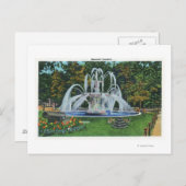 Uitzicht van de Memorial Foundation, Vassar Colleg Briefkaart (Voorkant / Achterkant)