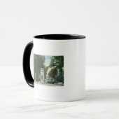 Uitzicht van de Memorial Gate van het Uniecollege Mok (Voorkant links)