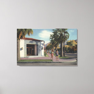 Uitzicht van de Memorial Library van Welwood Murra Canvas Afdruk