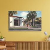 Uitzicht van de Memorial Library van Welwood Murra Canvas Afdruk (Insitu (Woonkamer))