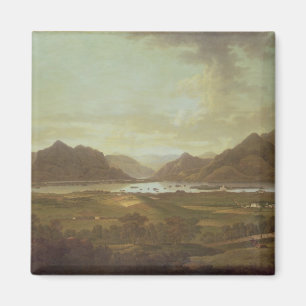 Uitzicht van de meren en bergen van Killarney, Ire Magneet
