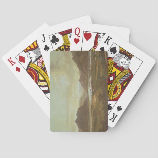 Uitzicht van de meren en bergen van Killarney, Ire Pokerkaarten (Achterkant)