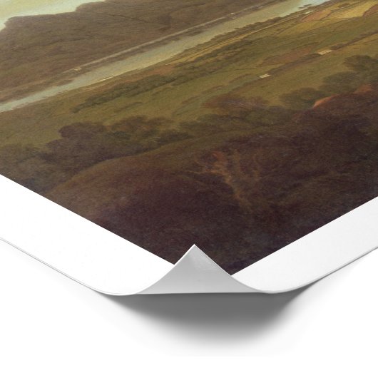 Uitzicht van de meren en bergen van Killarney, Ire Poster (Hoek)