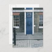 Uitzicht van de meridiaanlijn briefkaart (Voorkant / Achterkant)