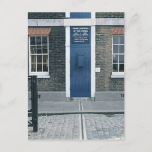 Uitzicht van de meridiaanlijn briefkaart