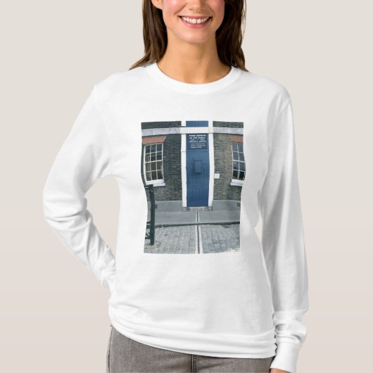 uitzicht van de meridiaanlijn t-shirt (Voorkant)