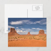 Uitzicht van de Mittens, Monument Valley Briefkaart (Voorkant / Achterkant)