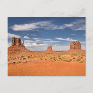 Uitzicht van de Mittens, Monument Valley Briefkaart