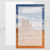 Uitzicht van de Mittens, Monument Valley Briefpapier (Voorkant / Achterkant)