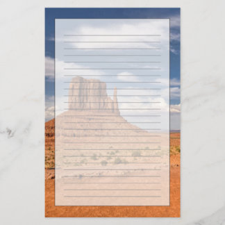 Uitzicht van de Mittens, Monument Valley Briefpapier