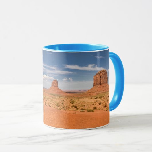 Uitzicht van de Mittens, Monument Valley Mok (Voorkant rechts)