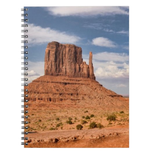 Uitzicht van de Mittens, Monument Valley Notitieboek (Voorkant)