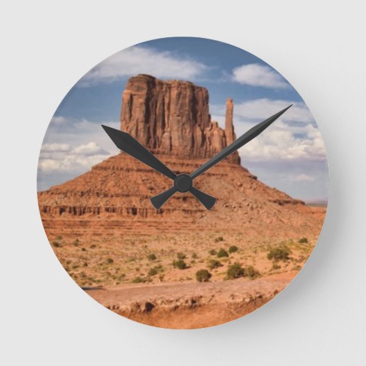 Uitzicht van de Mittens, Monument Valley Ronde Klok (Voorkant)