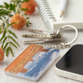 Uitzicht van de Mittens, Monument Valley Sleutelhanger (Voorkant Rechts)