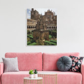 Uitzicht van de modder canvas afdruk (Insitu (Woonkamer))