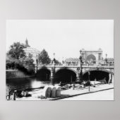 Uitzicht van de Moltke-brug Poster (Voorkant)