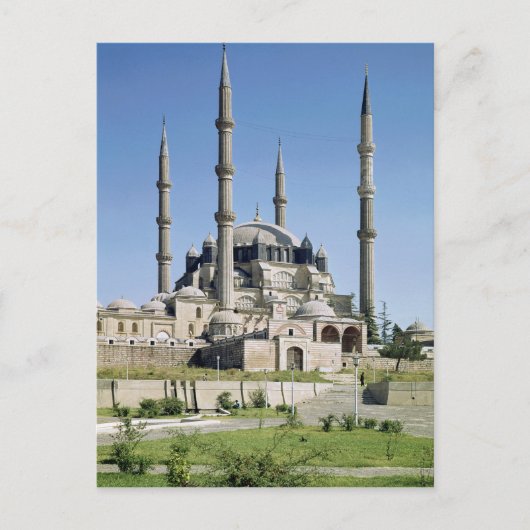 Uitzicht van de moskee Ottomaan, gebouwd c.1569-75 Briefkaart (Voorkant)