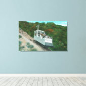 Uitzicht van de Mt. Lowe Inline Cable Car Canvas Afdruk (Insitu (Houten vloer))