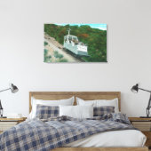 Uitzicht van de Mt. Lowe Inline Cable Car Canvas Afdruk (Insitu (Slaapkamer))