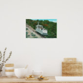 Uitzicht van de Mt. Lowe Inline Cable Car Poster (Keuken)