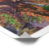 Uitzicht van de Mt-top van Whiteface Poster (Hoek)