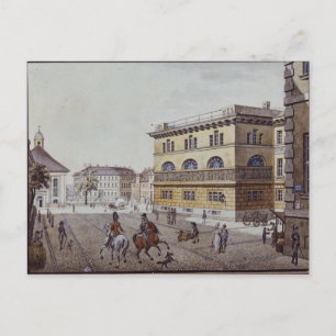 Uitzicht van de Munt, Berlijn Briefkaart