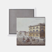 Uitzicht van de Munt, Berlijn Magneet (Voorkant / Achterkant)