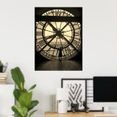 Uitzicht van de Musee D'Orsay in Parijs Poster (Thuiskantoor)