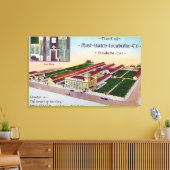 Uitzicht van de "must-Hatch Incubator" Co Bldg Canvas Afdruk (Insitu (Woonkamer))