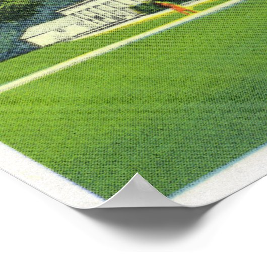 Uitzicht van de Muziek Tanglewood Shed and Grounds Poster (Hoek)