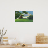 Uitzicht van de Muziek Tanglewood Shed and Grounds Poster (Keuken)