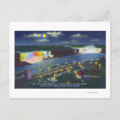 Uitzicht van de nachtschool van Oakes Garden en Briefkaart (Voorkant)