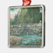 Uitzicht van de Napa County Bridge-Napa, CA Metalen Ornament (Links)