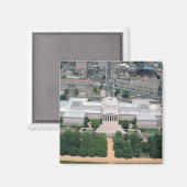 Uitzicht van de nationale kunstgalerie magneet (Voorkant / Achterkant)