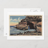 Uitzicht van de natuurlijke Arch, Emerald Cove Briefkaart (Voorkant / Achterkant)