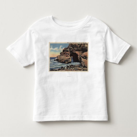 Uitzicht van de natuurlijke Arch, Emerald Cove Kinder Shirts (Voorkant)