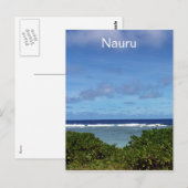 uitzicht van de nauru oceaan briefkaart (Voorkant / Achterkant)